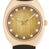 Screenshot 2025-10-01 at 12.37.46 BIFORA "115" Gents´ Gold Plated Wristwatch with Vertically Brushed Textured Brown-Gilt Graduated Dial