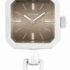 Screenshot 2025-10-01 at 12.44.51 BIFORA Ladies´ Wristlet with Textured Bracelet and Brown Graduated Dial