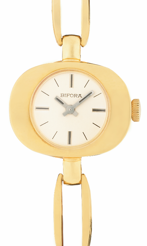 BIFORA Ladies´ Wristlet with Gilt-Colored Dial