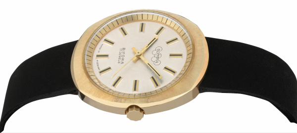 Screenshot 2025-10-01 at 14.02.47 BIFORA "Olympia" Gents´Gold Plated Wrist Watch with Gilt-Silvery Dial