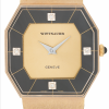 WITTNAUER "Genève" Gents´Gold Plated Wristwatch with a Two-Tone Sector Jeweled Dial