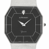 WITTNAUER "Genève" Gents´Plated Wristwatch with Black Sector Dial and a Diamond
