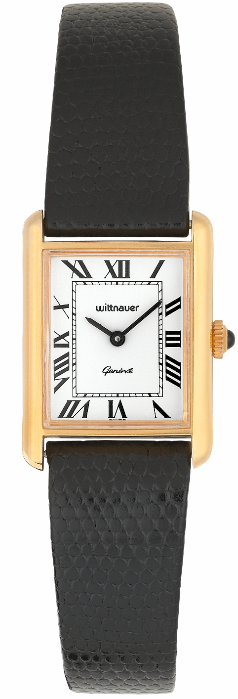 Screenshot 2025-10-07 at 14.45.01 WITTNAUER "Genève" Ladies´Gold Plated Wristwatch with White Dial and Roman Numerals