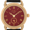 Screenshot 2025-10-08 at 09.13.07 L'EPÉE Ladies´ Gold Plated Wristwatch with Small Seconds, Deep Burgundy Dial and Roman Numerals