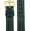 Michel Herbelin - Green Shark Skin Padded Leather Strap "Safari" - 17mm with Buckle