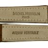 Michel Herbelin - Brown Shark Skin XL Padded Leather Strap - 19mm with Buckle