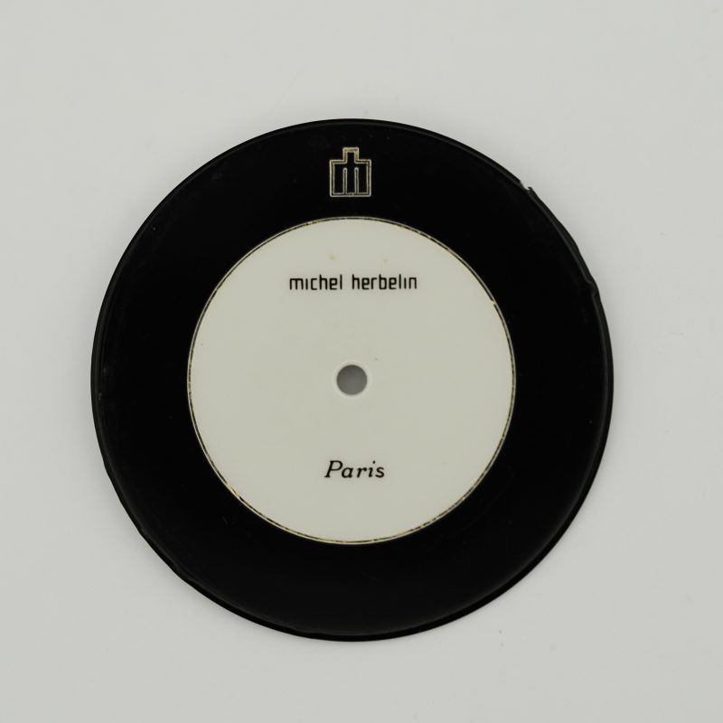PB200942 Michel Herbelin - Original Dial, Black and White Lacquer, 28mm